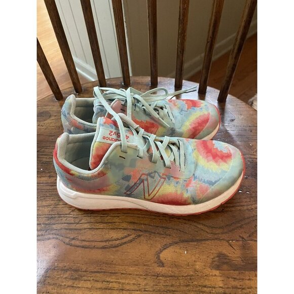 New Balance Kids Size 5 Athletic Sneaker Tie-Dye Shoes - Picture 1 of 5